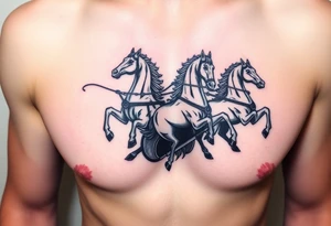 Chariot horses tattoo idea