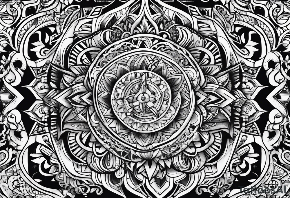 Tongan art tattoo idea
