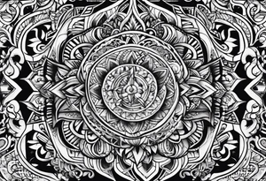 Tongan art tattoo idea