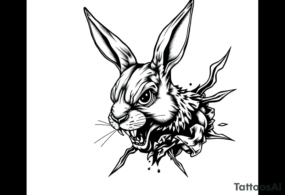 BAD BUNNY tattoo idea