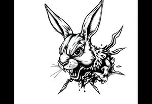 BAD BUNNY tattoo idea