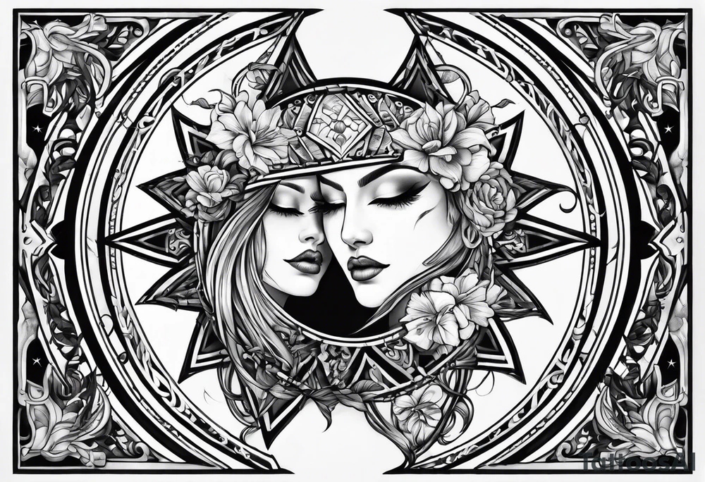 Gemini zodiac tattoo tattoo idea