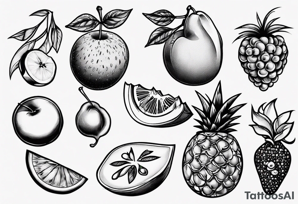 Fruits tattoo idea