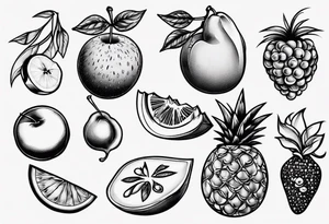 Fruits tattoo idea