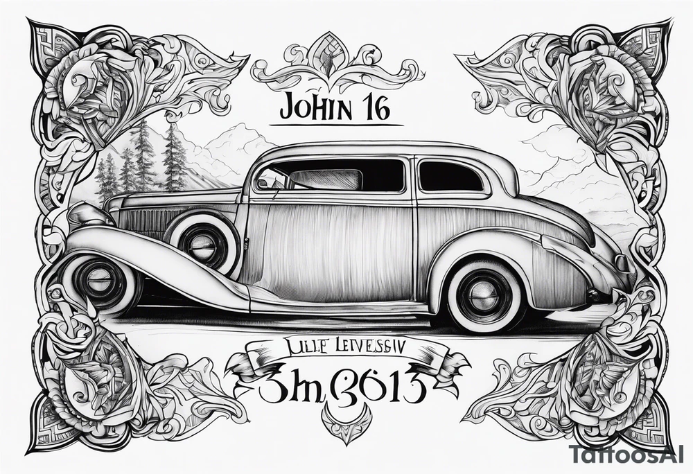 Bible verse John 3;16 tattoo idea