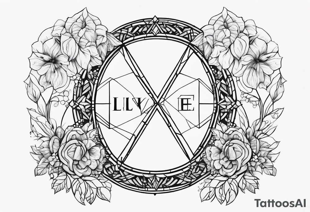 Love, source, abundance, Gemini symbol tattoo idea