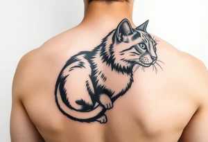Black Cat tattoo idea