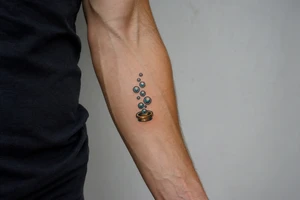 bubbles up tattoo idea