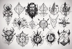 Friendship graph tattoo idea