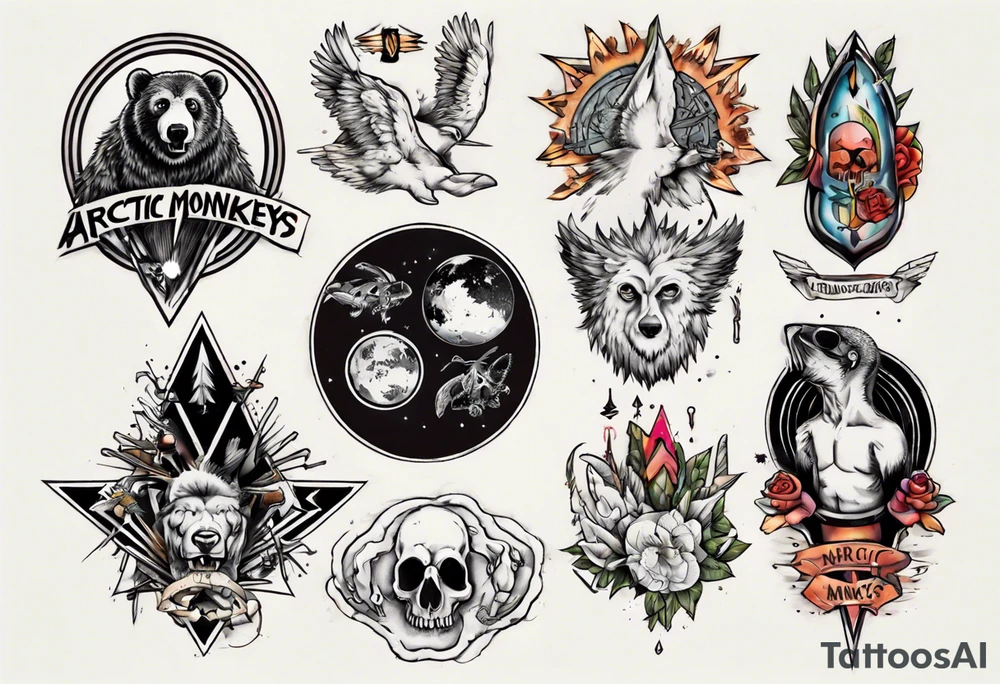 arctic monkeys tattoo idea