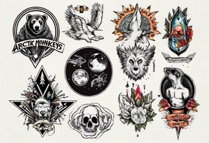 arctic monkeys tattoo idea