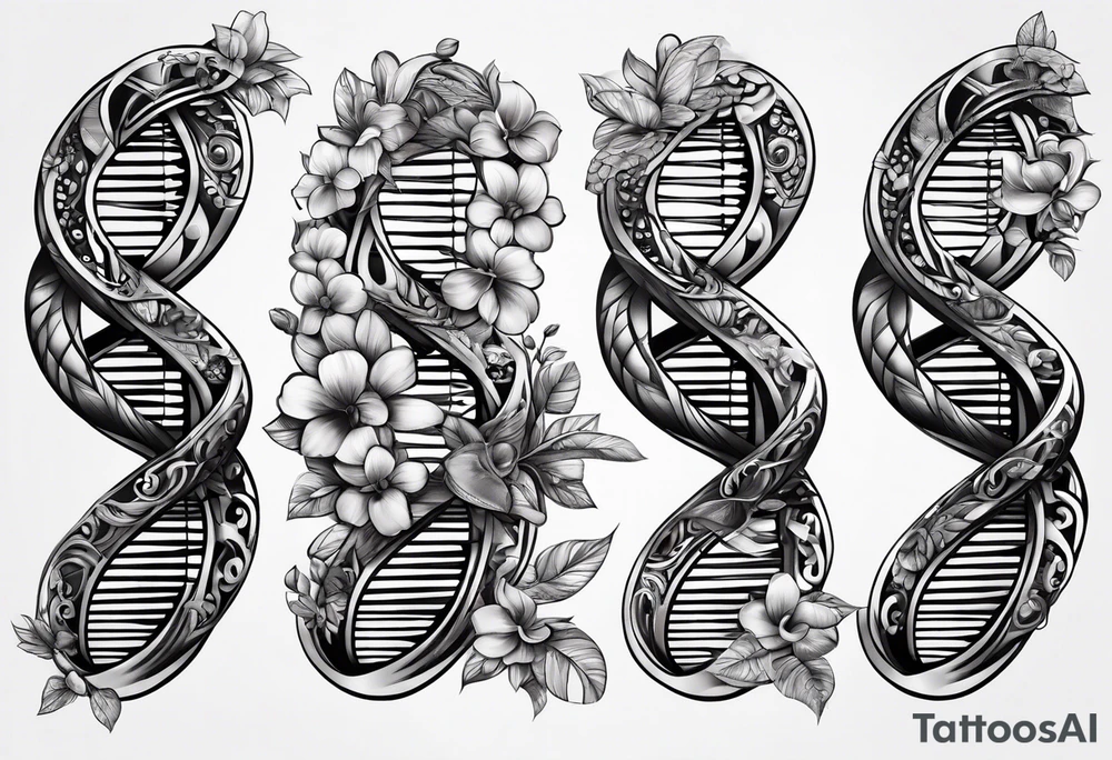 Dna strand tattoo idea