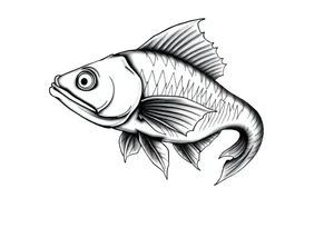 Realistic magikarp tattoo idea