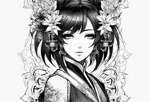 shiki anime tattoo idea