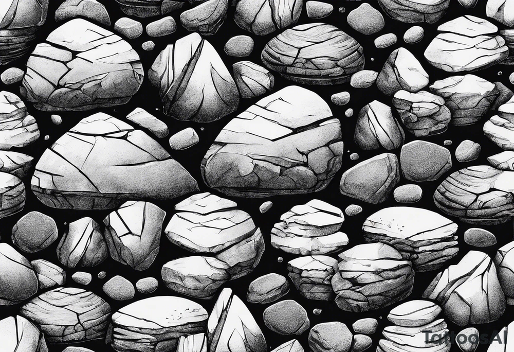 Rocks stacked on top of each other tattoo idea