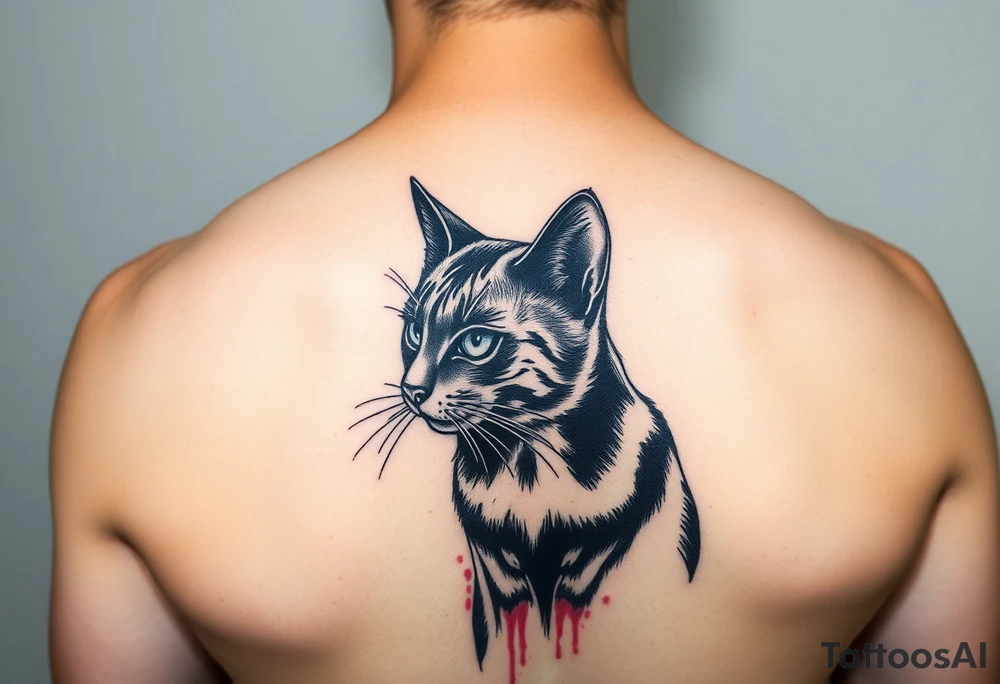 Black Cat tattoo idea