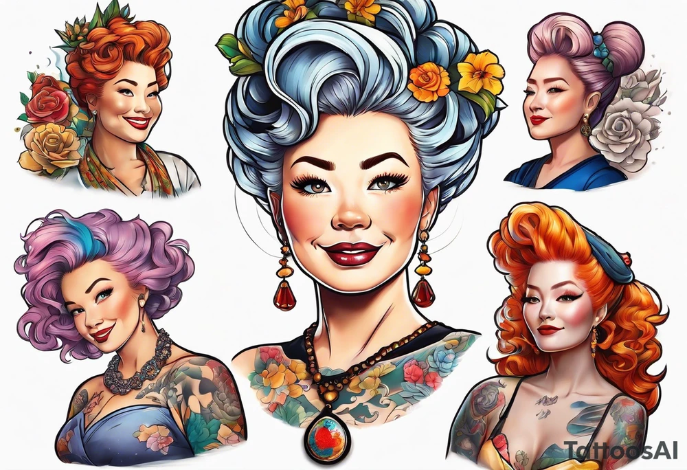 miss frizzle with tattoos tattoo idea