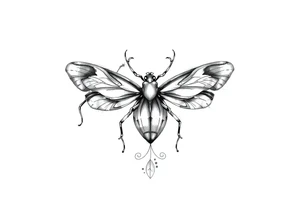 Cute bugs tattoo idea