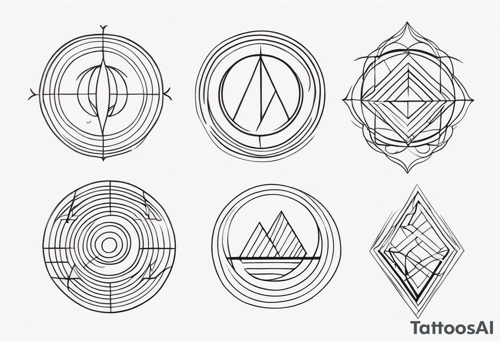 lines tattoo idea