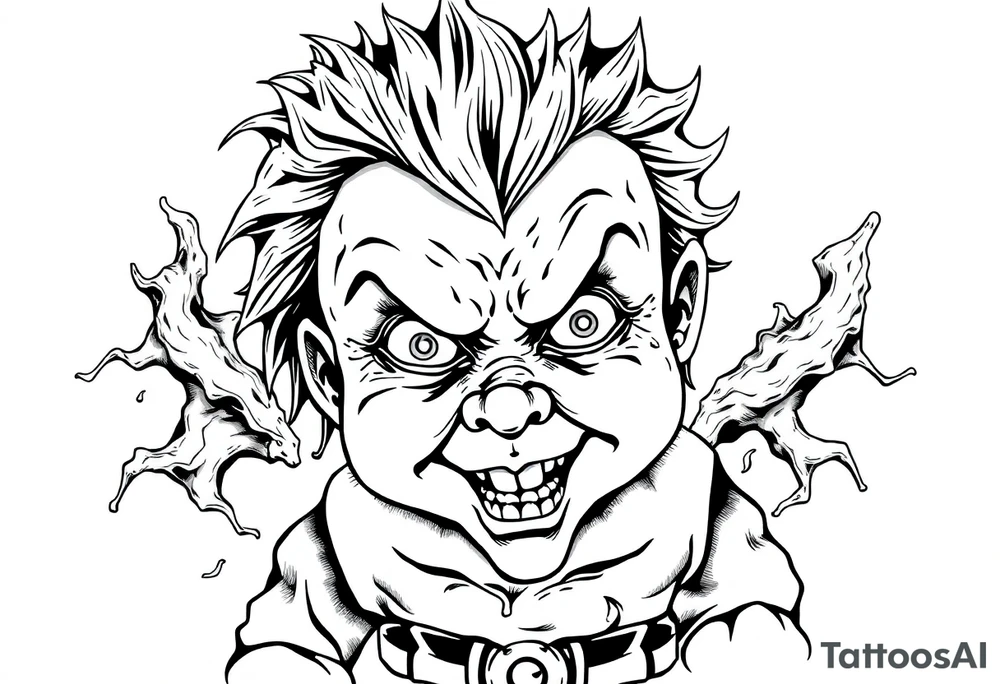 chucky tattoo idea