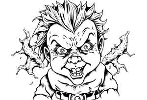 chucky tattoo idea