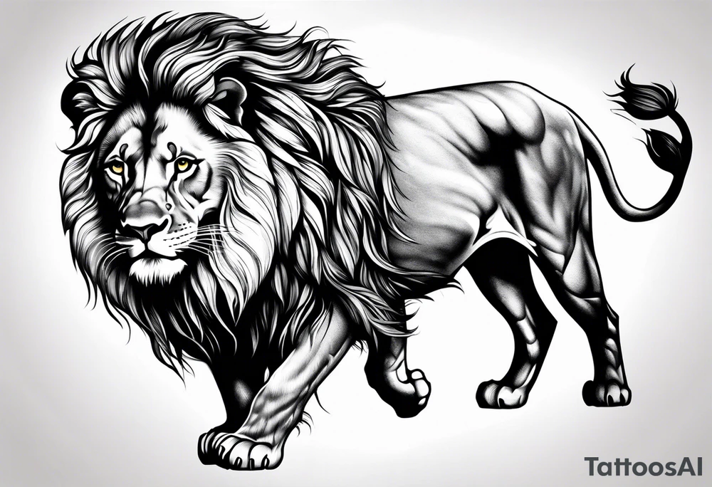 Lion tattoo idea