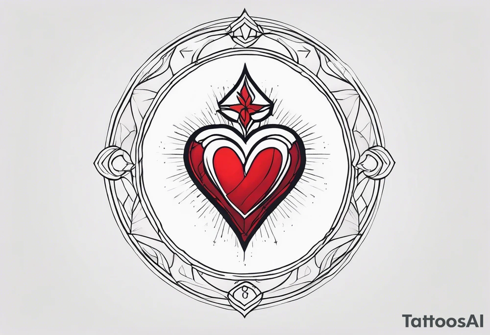 sacred heart of jesus tattoo idea