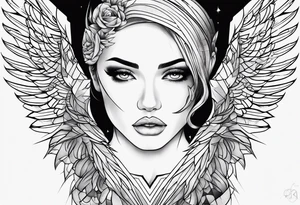 Broken angels tattoo idea