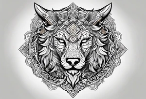 Strength change loyalty norse tattoo idea