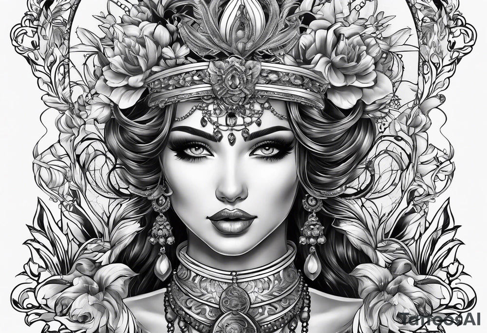 Darlene on chest tattoo idea