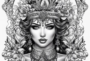 Darlene on chest tattoo idea