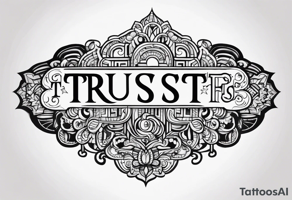 Trust the process tattoo idea