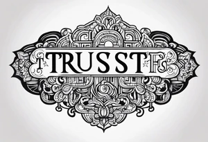 Trust the process tattoo idea