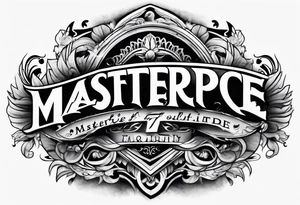 FF lettering tattoo idea