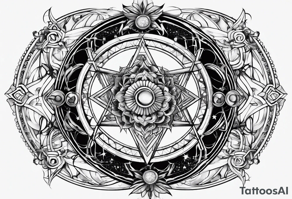 alchemy circle tattoo idea