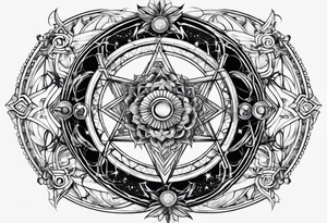 alchemy circle tattoo idea