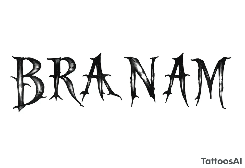 BRANAM tattoo idea