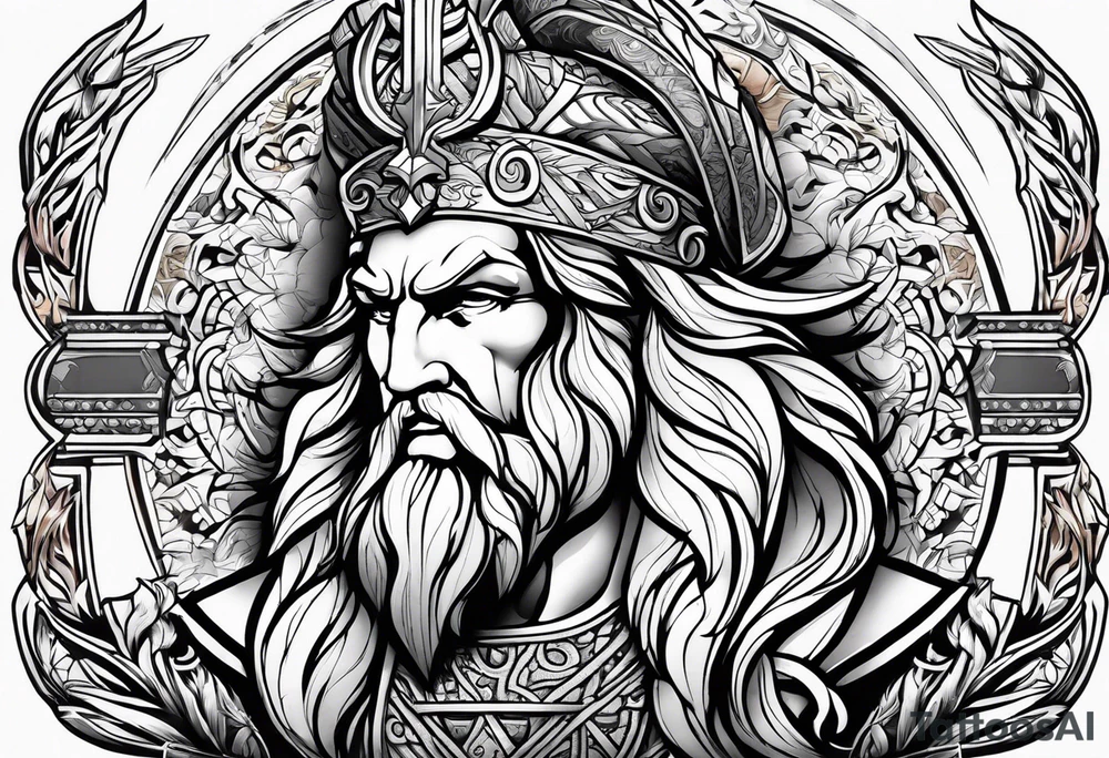 General zeus tattoo idea