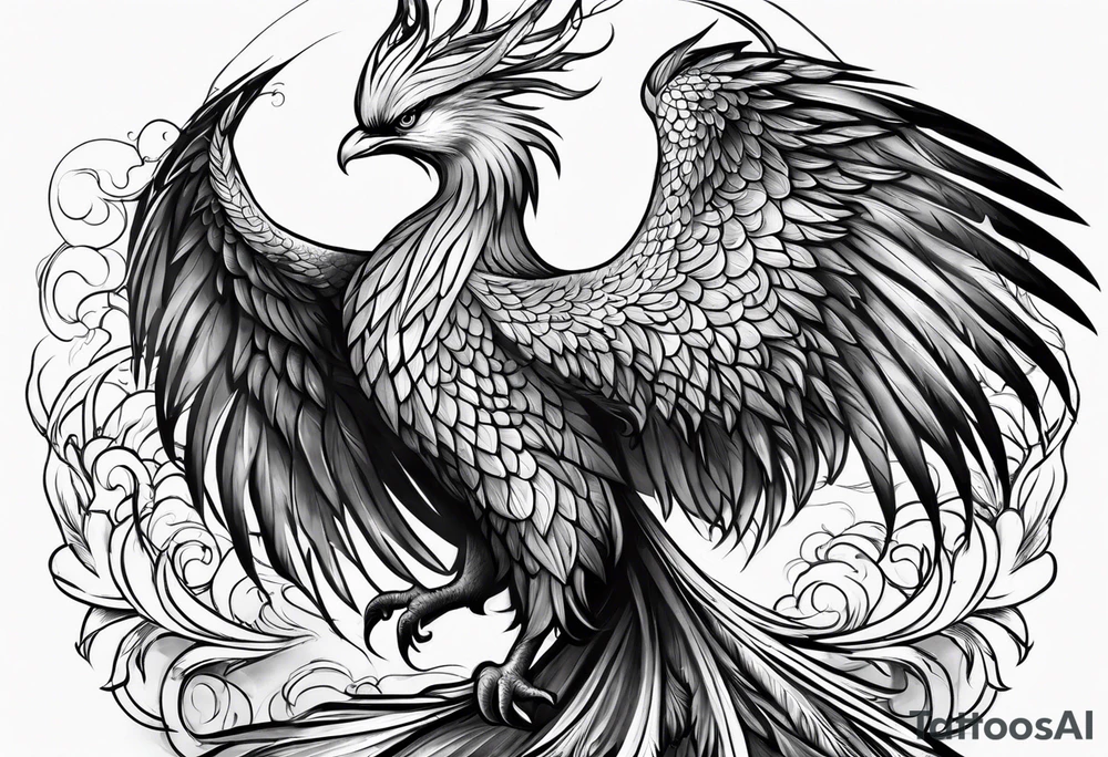 Phoenix tattoo idea