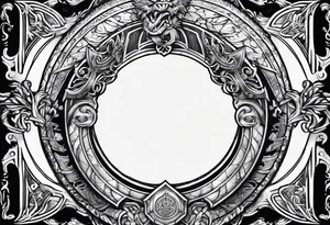 Valhalla steps sword shield axe tattoo idea