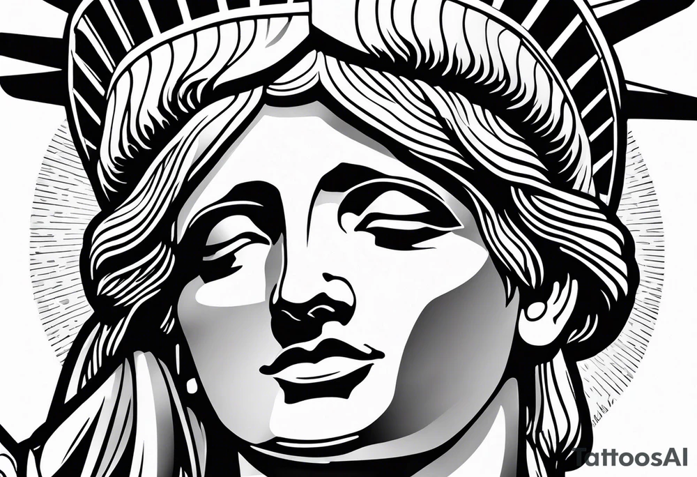 Statue of Liberty tattoo idea