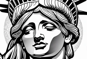 Statue of Liberty tattoo idea