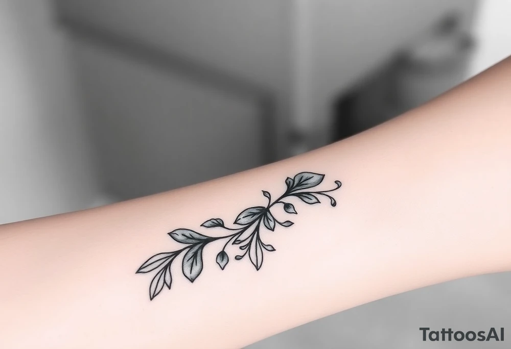 A n t o n i o  stacking the going down the forearm tattoo idea