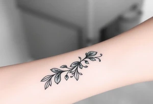 A n t o n i o  stacking the going down the forearm tattoo idea