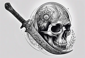 surgery knife arm tattoo idea