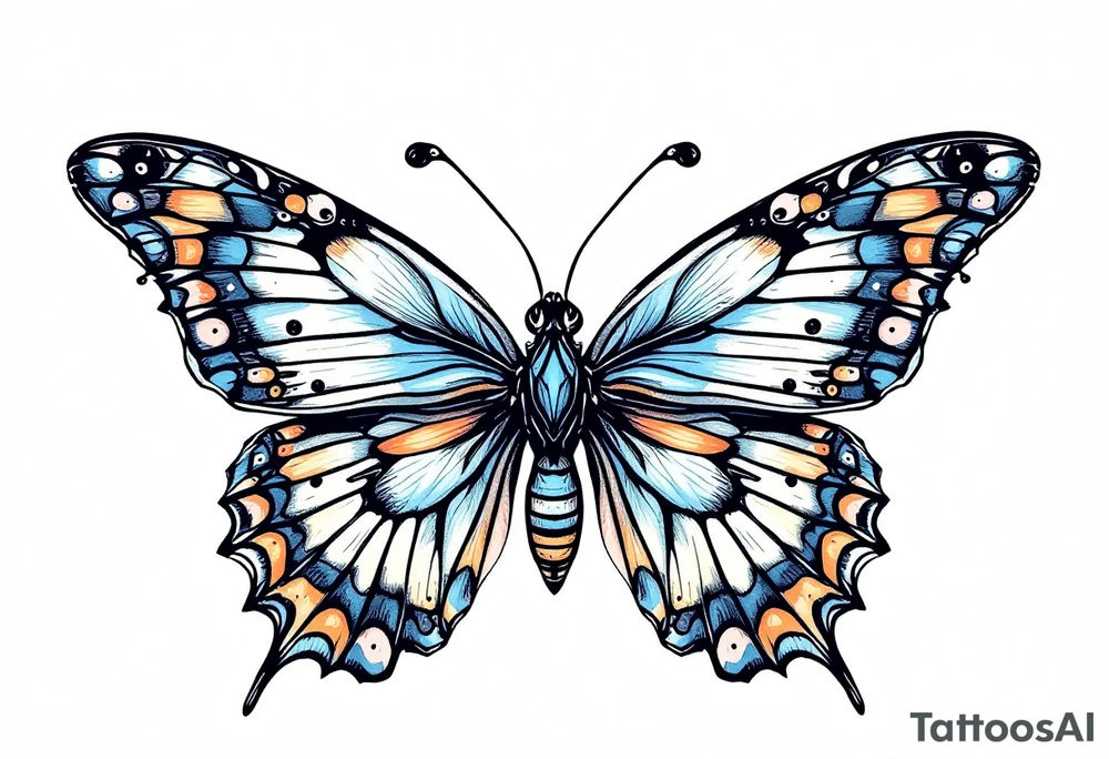 Butterfly tattoo idea