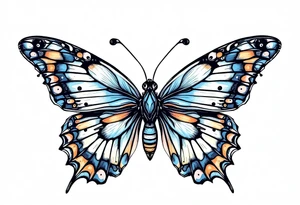 Butterfly tattoo idea