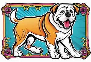 Big dog tattoo idea