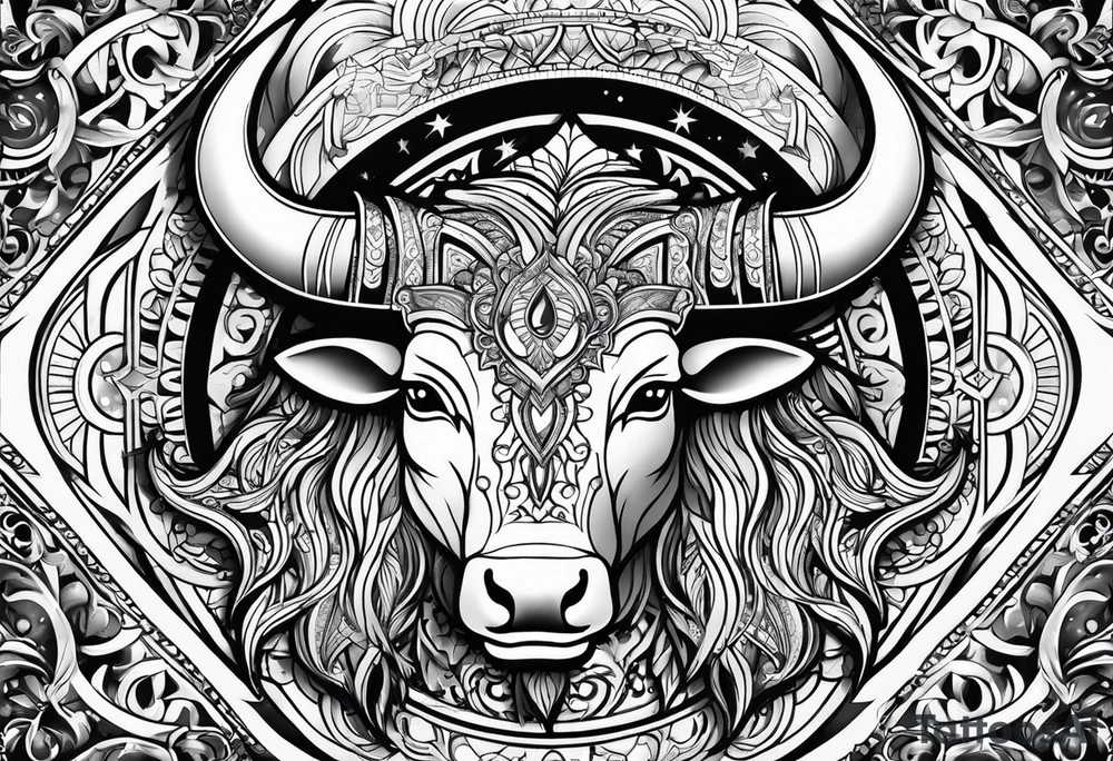 Taurus, Aquarius, Libra, half sleeve tattoo idea