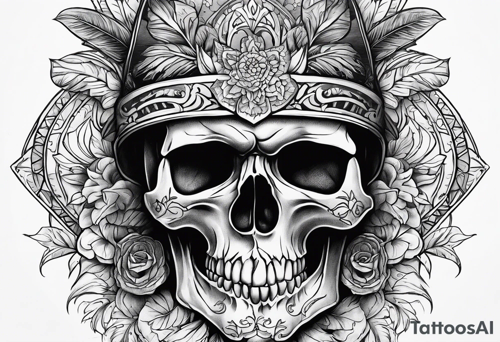 skull tattoo idea